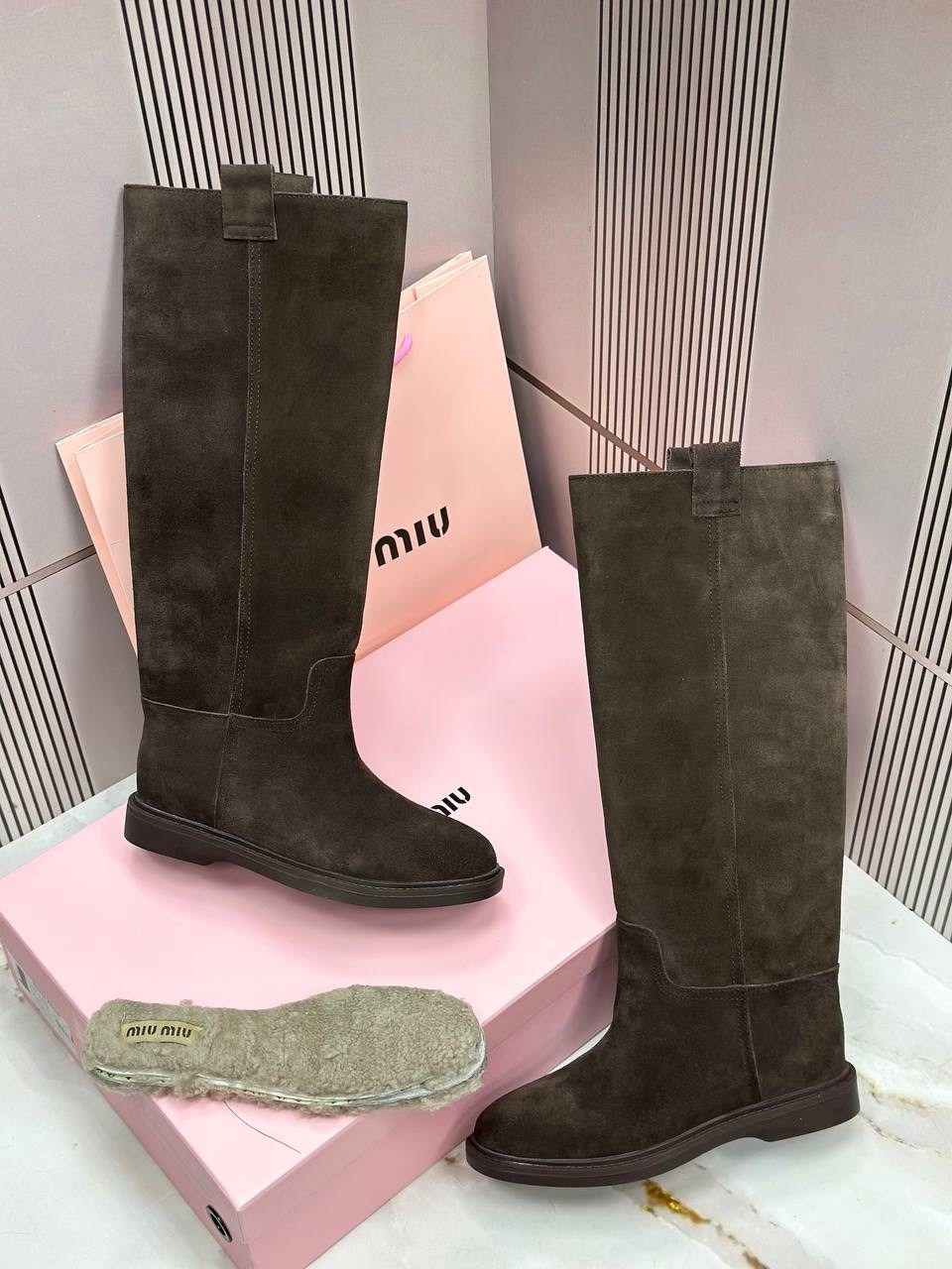 ,женские сапоги,замшевые сапоги,сапоги женские зимние,коричневые сапоги