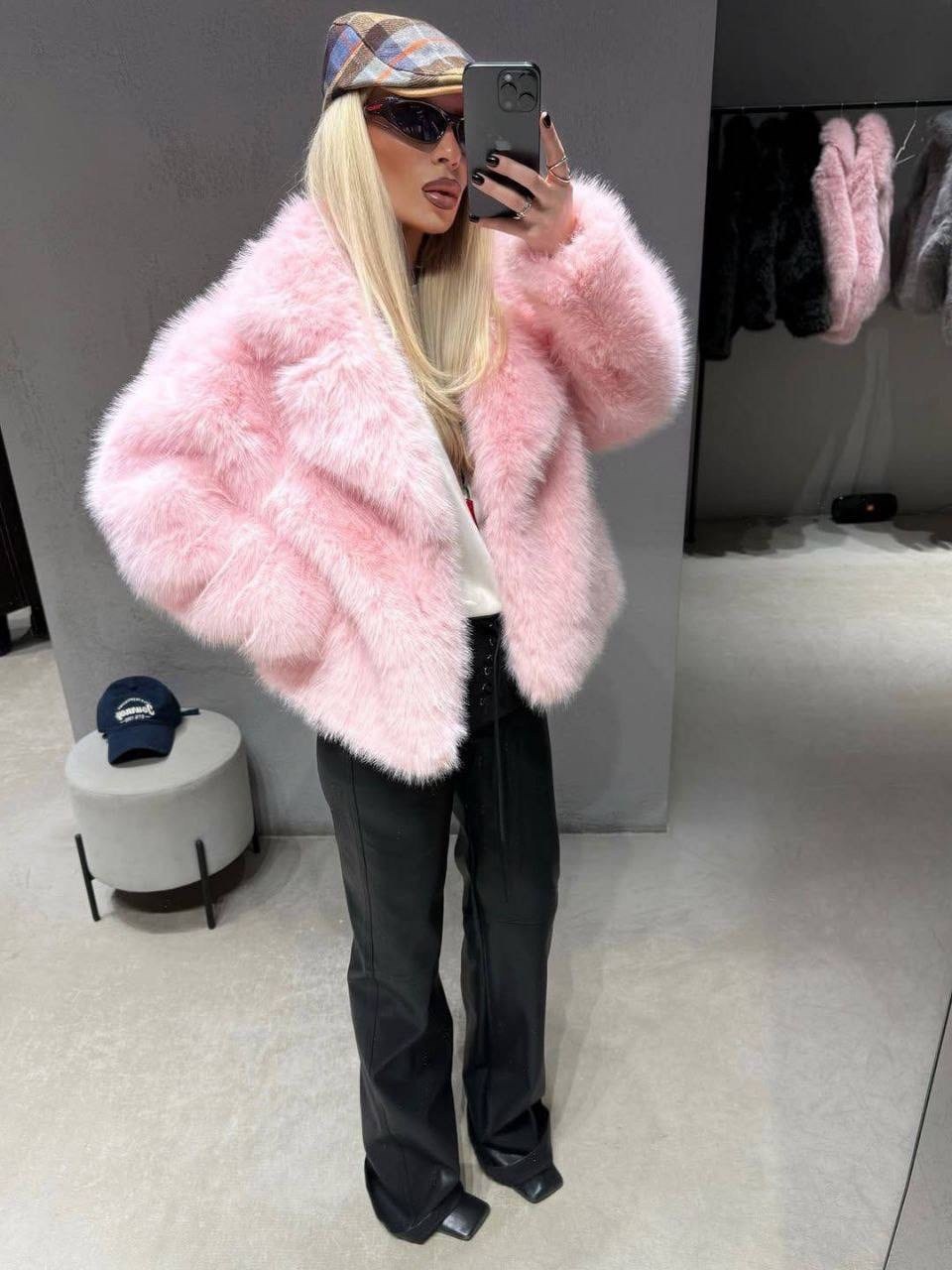 розовая шубка,шуба розовая,пальто из искусственного меха,шуба женская,меховая куртка