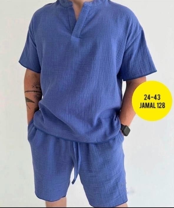 мужской костюм из муслина,мужские летние костюмы,мужской летний костюм с шортами,костюм для мужчин,костюмы мужские