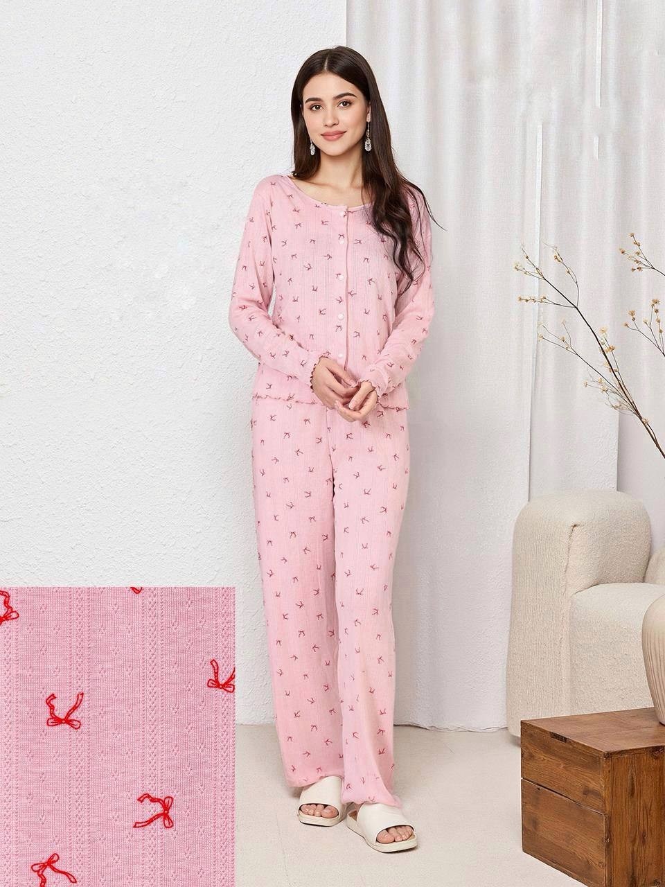 пижамы женски,пижамы для женщин,комплект пижама,женский пижама,пижама женская со штанами с сердечками