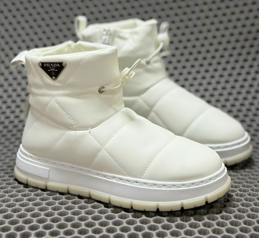 женские дутики,дутики prada,дутики,женские зимние дутики, женская зимняя