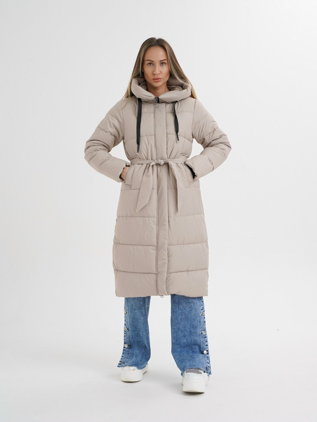 демисезонный пуховик,пуховик,удлиненный пуховик,удлиненный пуховик с капюшоном,пуховик женский