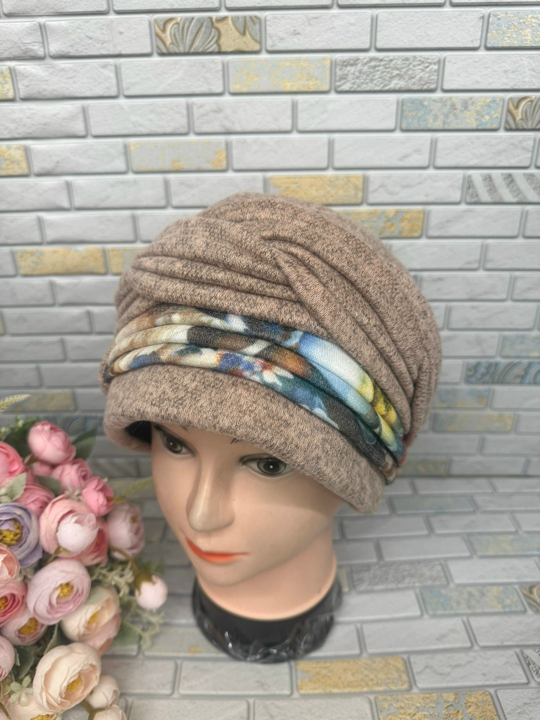 женская шапка,шапка для женщин,тюрбан женский,шапка платок,чалма женская