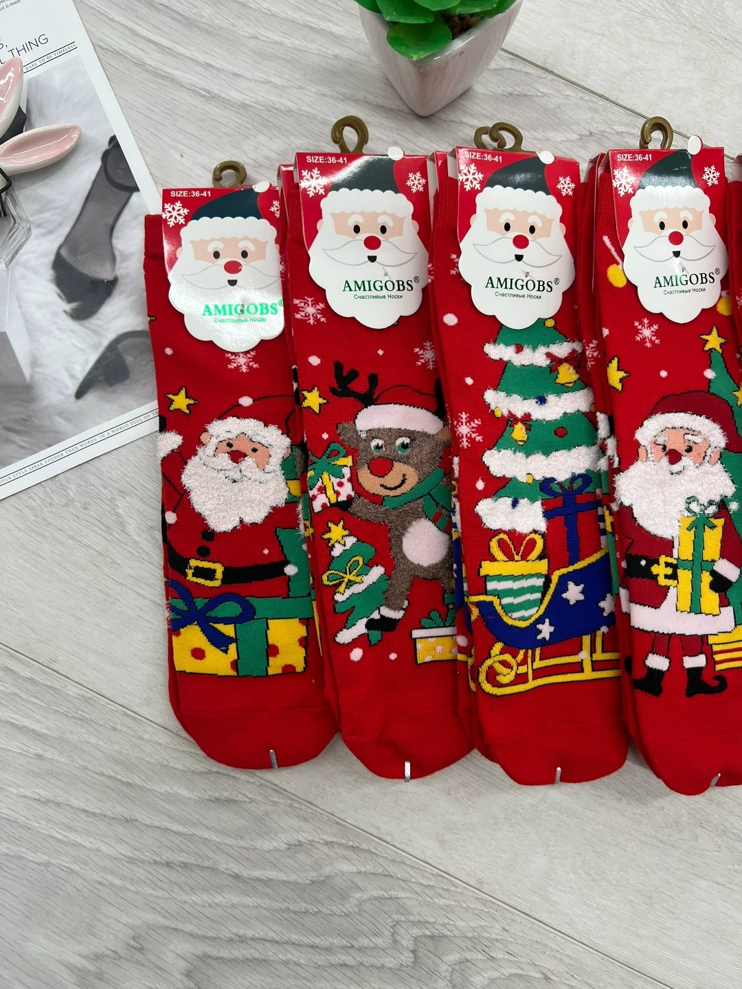 женские новогодние носки,новогодние носки,носки женские,носки подарочные новогодние,носки новогодние набор