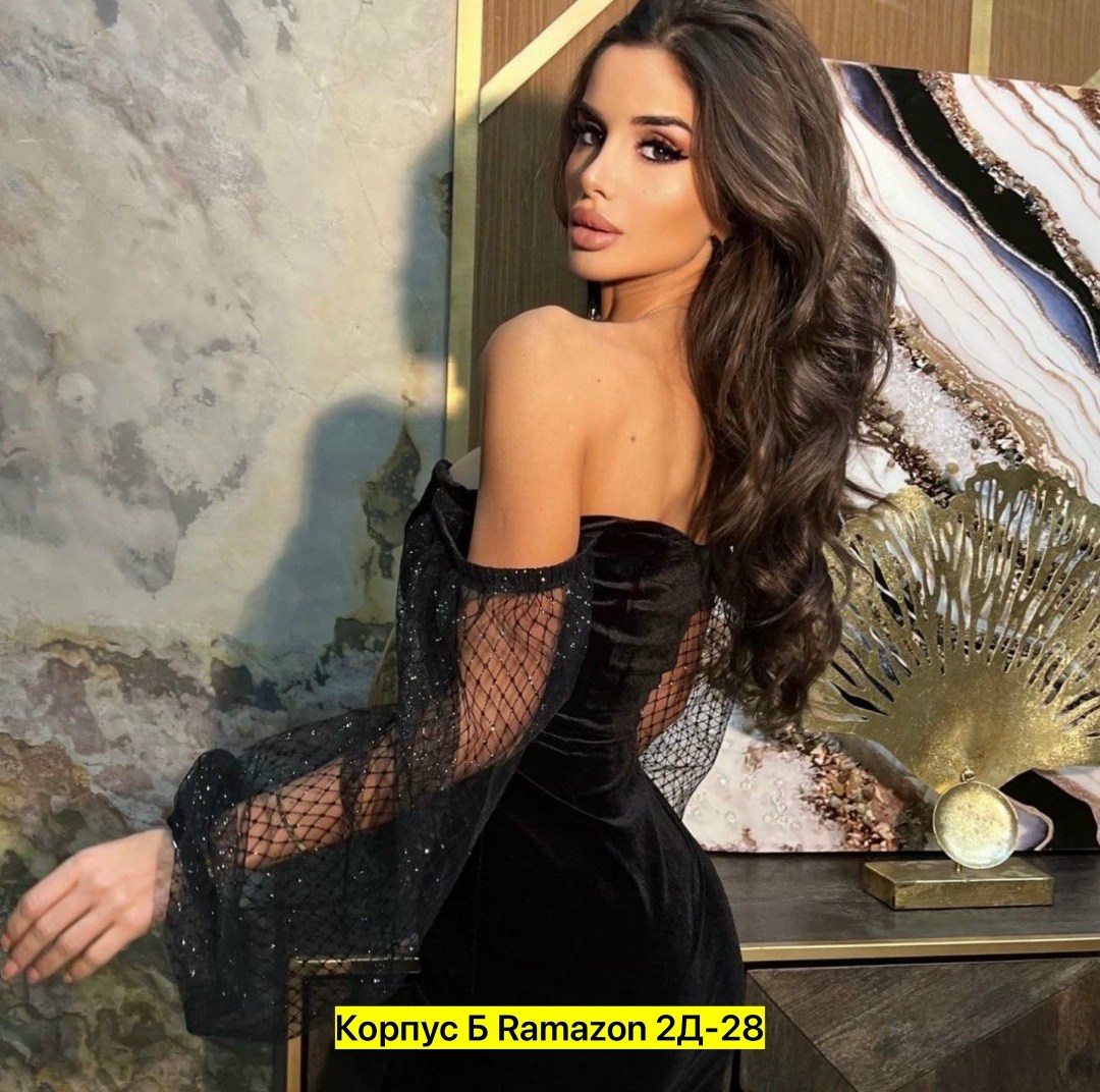 платье с объемными рукавами,платье женские вечерние,платье велюр,шикарное вечернее платье,платье черный