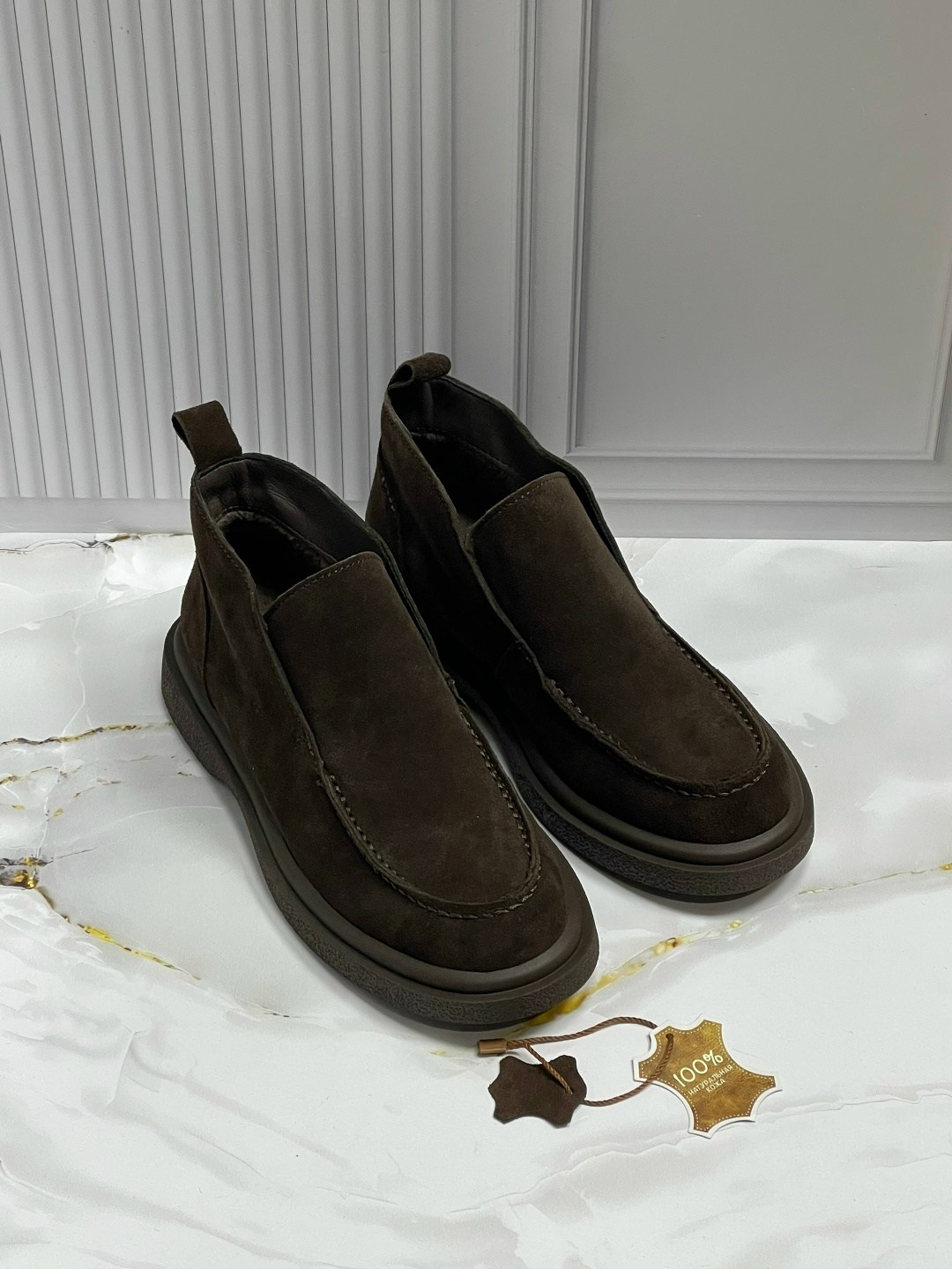 ,лоферы мужские замшевые loro piana,лоферы мужские,замшевые ботинки,ботинки на меху