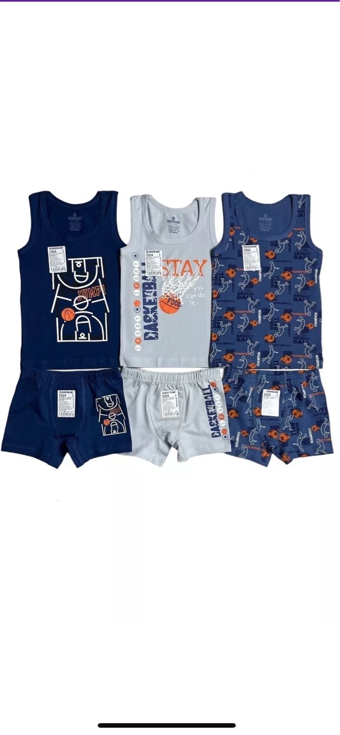 комплект майка и трусы для мальчика 164-170,комплект боксеры + майка байкар,майка baykar для мальчиков,комплект маек baykar,майка байкар для мальчика