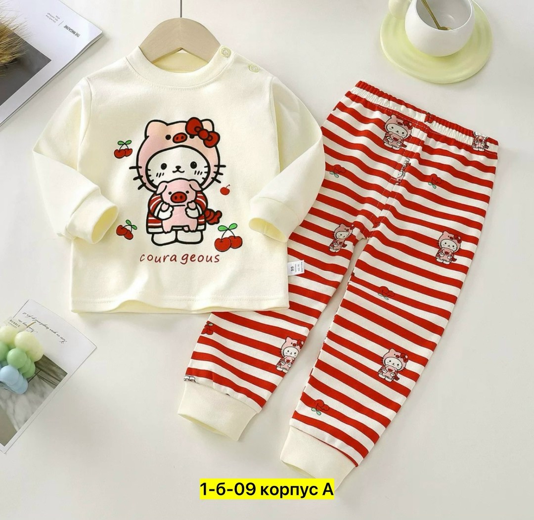 комплект одежды для малыша,пижамы детские,пижамы для девочек,комплект детской одежды,одежда для малыша