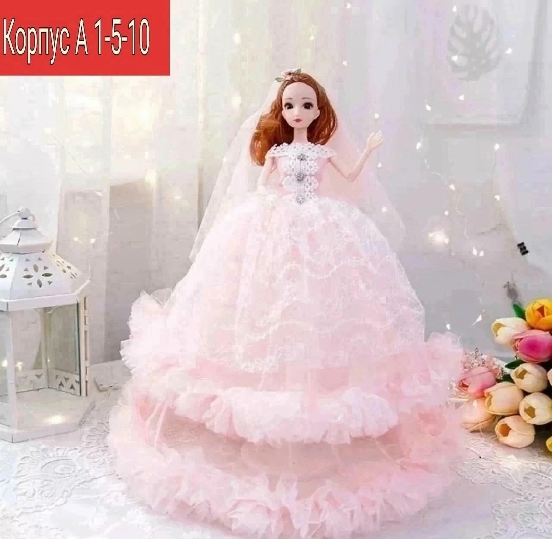 кукла в свадебном платье игроленд,кукла в красивом платье,платье из тюля для барби,кукла принцесса,кукла красивая