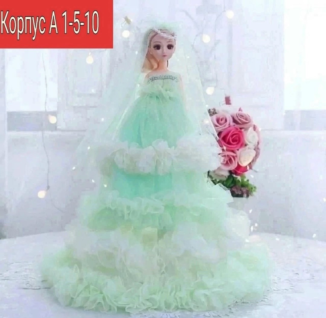 кукла в свадебном платье игроленд,кукла в красивом платье,платье из тюля для барби,кукла принцесса,кукла красивая