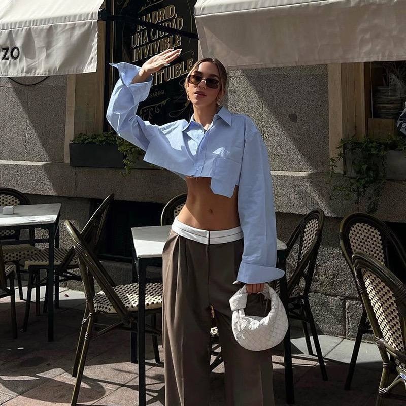 рубашка женская укороченная,стильная блузка,блузка модная,блузка повседневная,женская рубашка