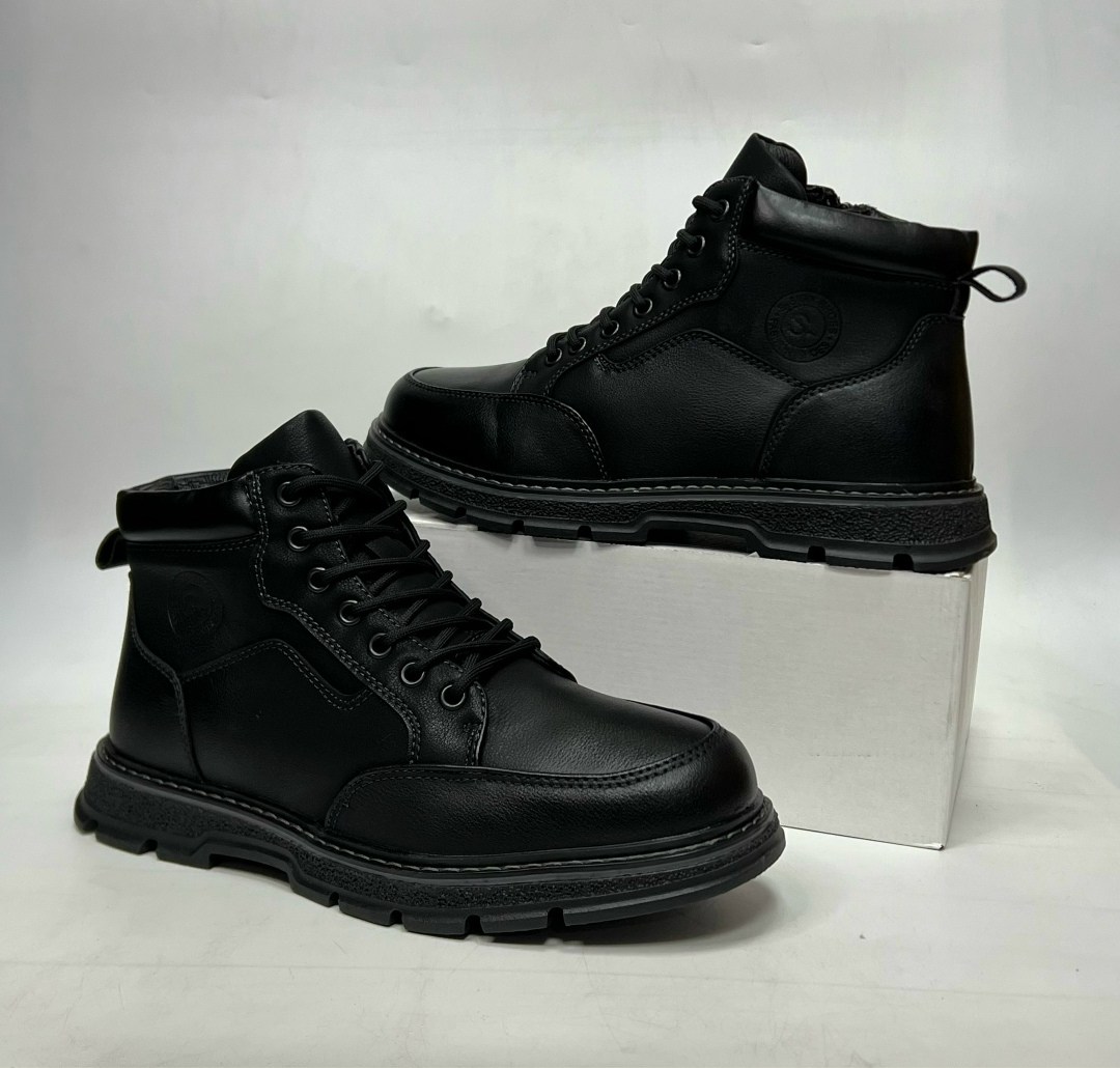 ,мужские зимние ботинки,ботинки мужские,зимняя мужская ,ботинки мужские кожаные