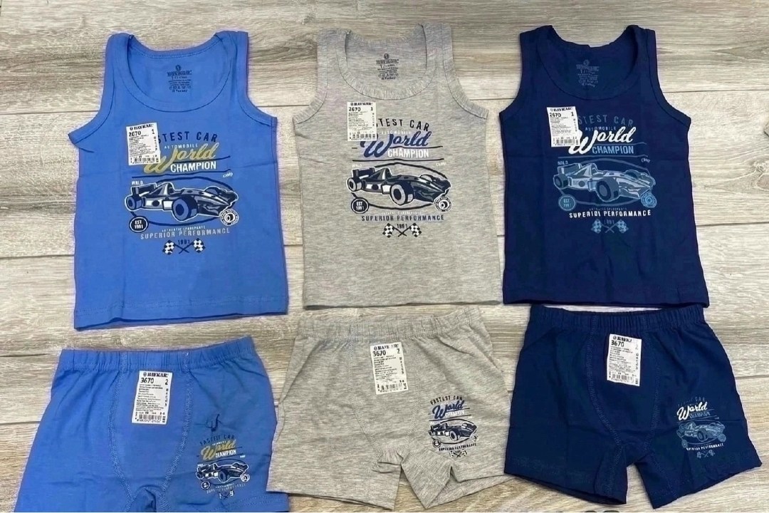 комплект майка и трусы для мальчика 164-170,комплект боксеры + майка байкар,майка baykar для мальчиков,комплект маек baykar,майка байкар для мальчика