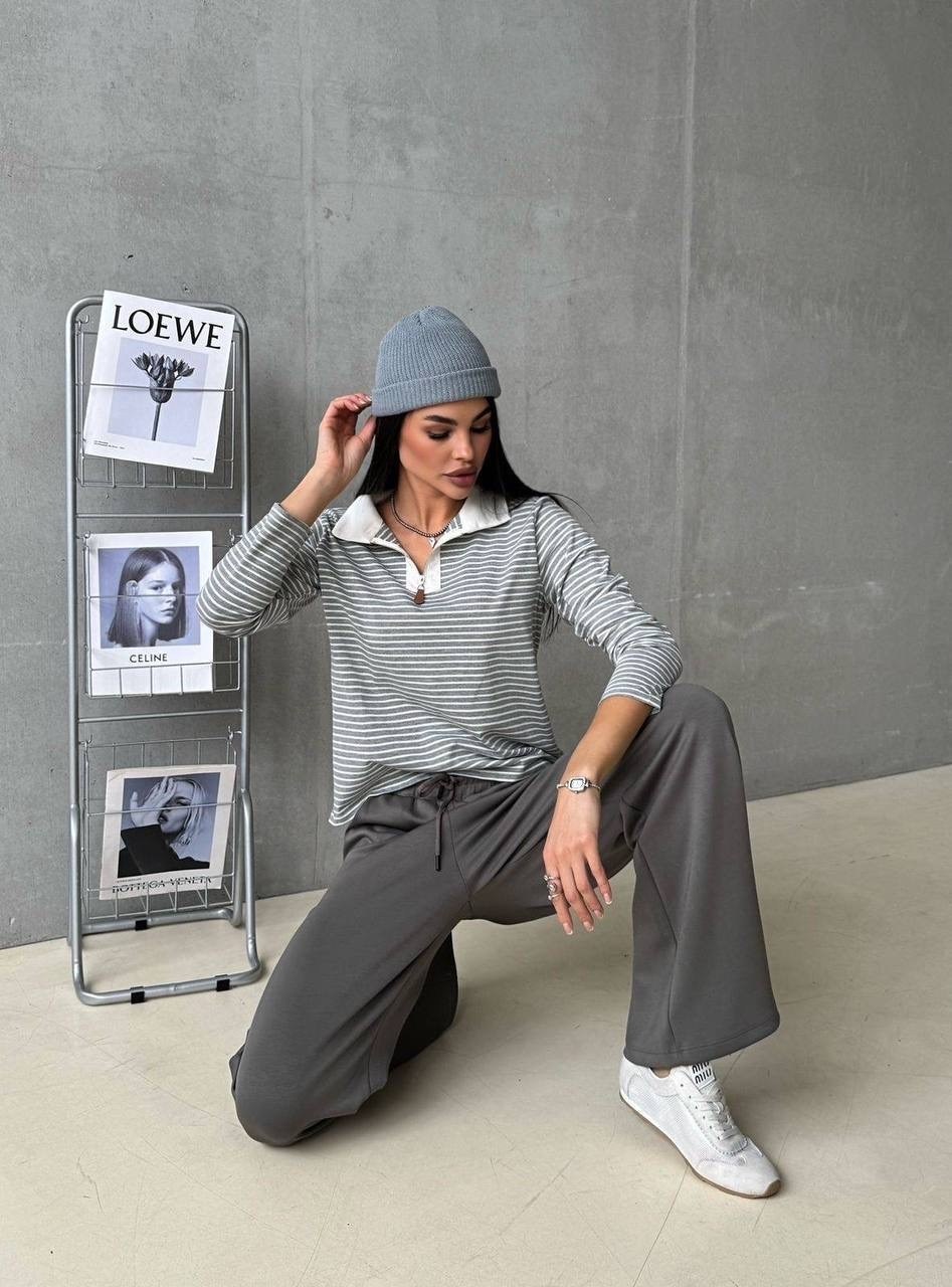 брюки широкие,костюм женский с брюками палаццо,брюки палаццо,женская кофта,джемпер стильный