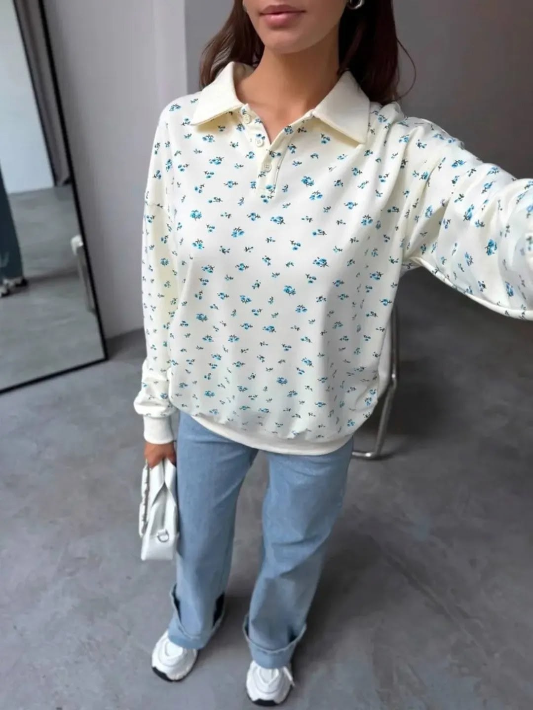 свитшот женская,кофта женская,свободный свитшот,женские джемпера,свитшот поло