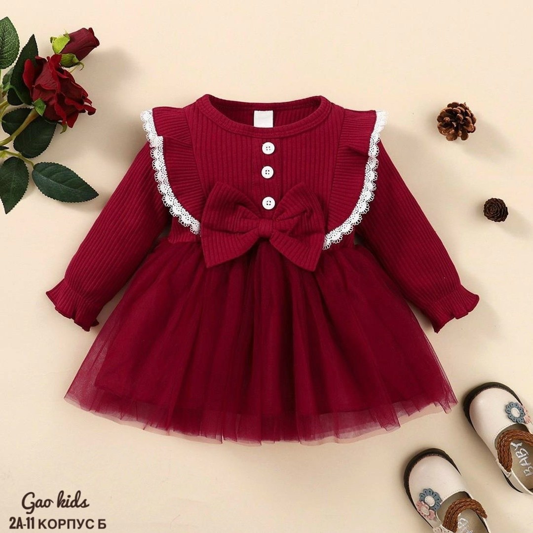 детское нарядное платье для девочки,платье для малыша,для девочек платья,детское платье с длинными рукавами,платье для малышек