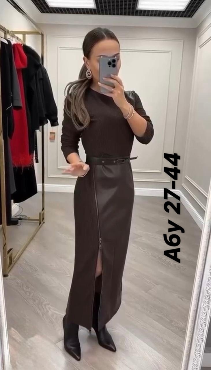 длинная кожаная юбка,юбка из экокожи длинная,юбка из экокожи,элегантное платье,платье женская