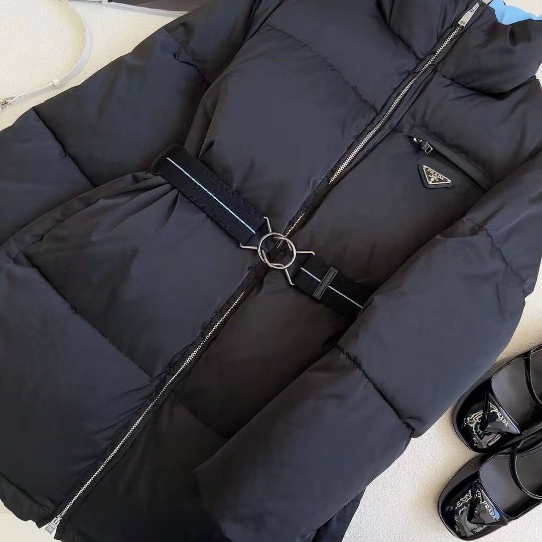 пуховик для женщин,пуховик двусторонний,черный пуховик,пуховик,пуховик прада