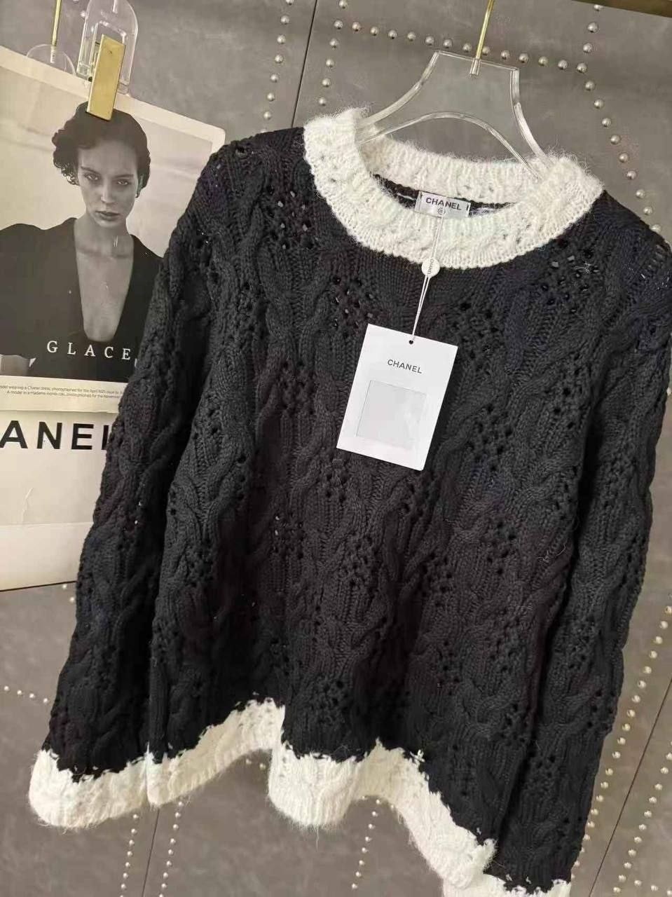 свитер chanel,свитера женские,свитеры модные,женская кофта,вязаные джемпера
