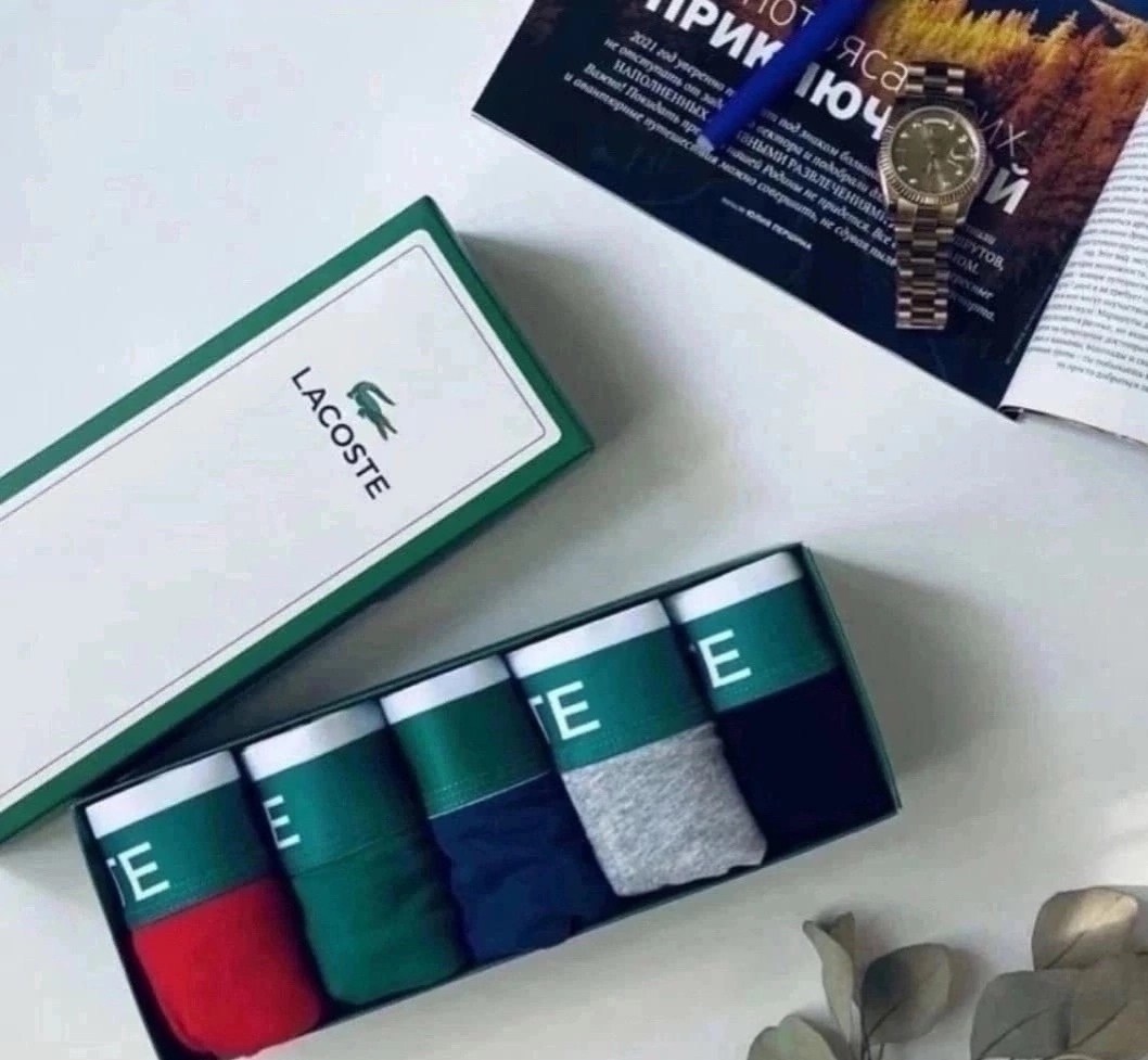 набор трусов томми хилфигер 5 шт в,комплект трусов мужских,комплект трусов боксеры tommy hilfiger,набор мужских трусов,нижнее белье подарочный набор