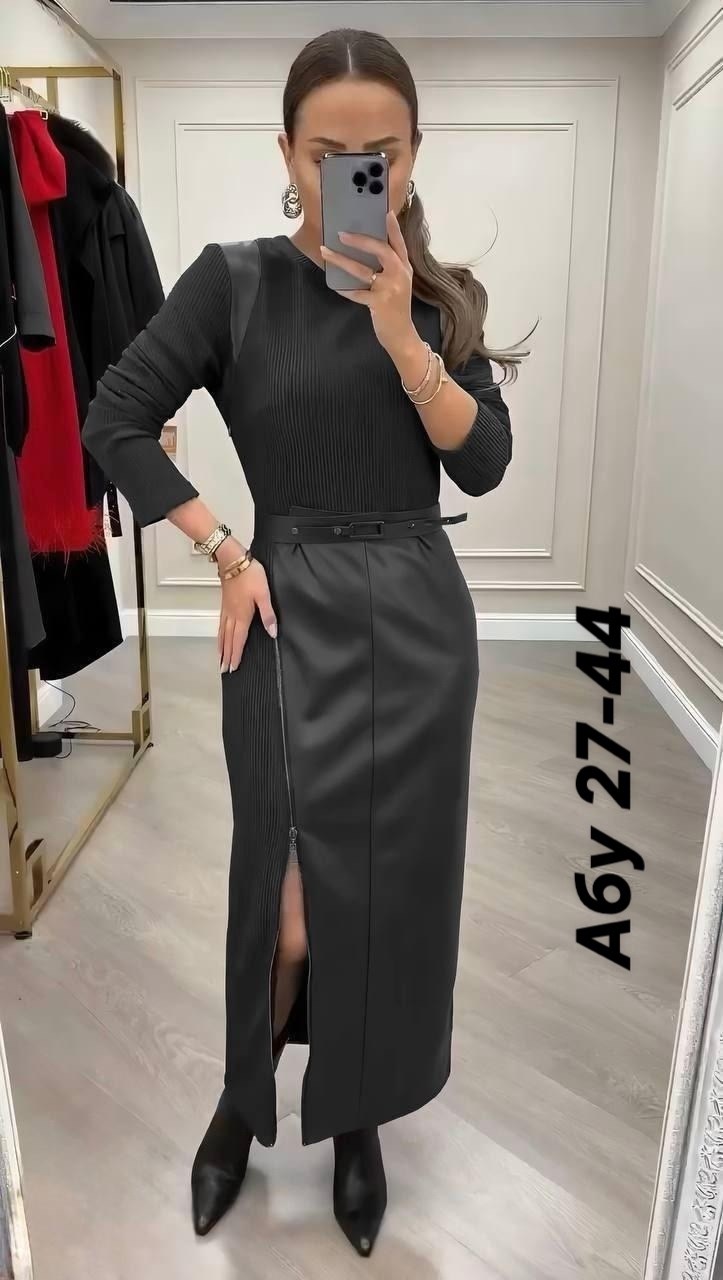 длинная кожаная юбка,юбка из экокожи длинная,юбка из экокожи,элегантное платье,платье женская