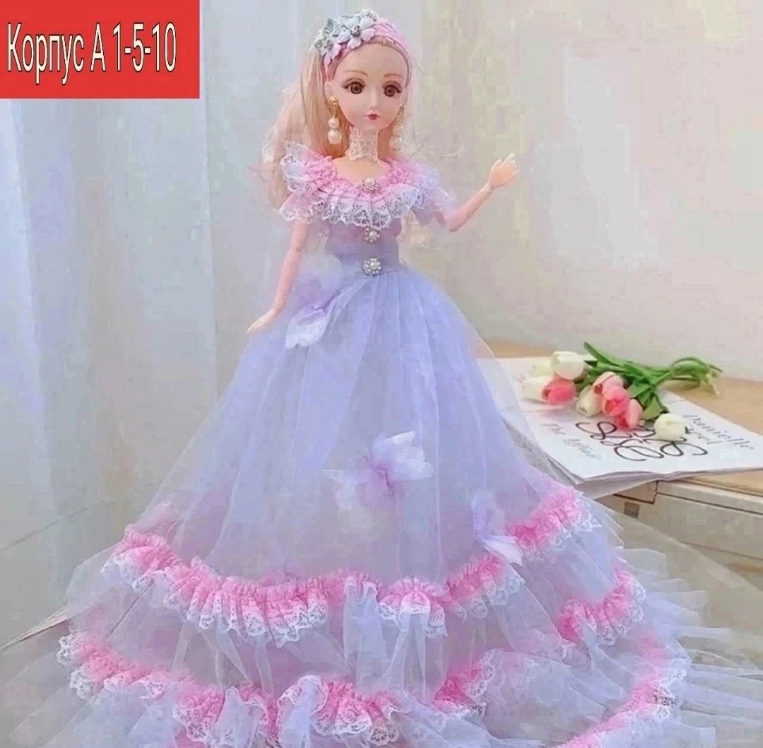 кукла в свадебном платье игроленд,кукла в красивом платье,платье из тюля для барби,кукла принцесса,кукла красивая