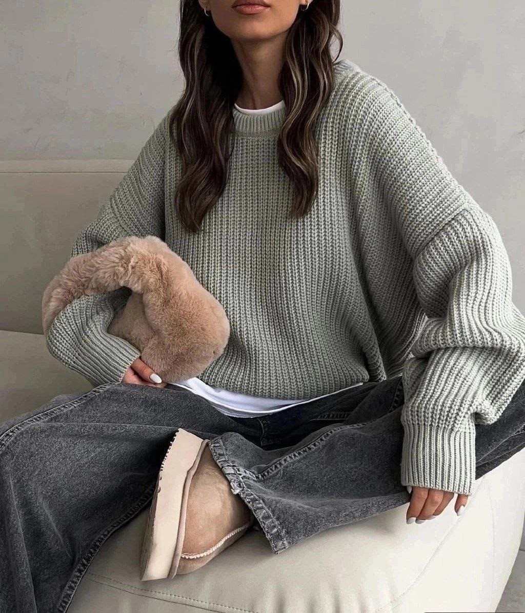 вязаный свитер оверсайз,свитеры модные,свитер женский оверсайз,свитер свободный