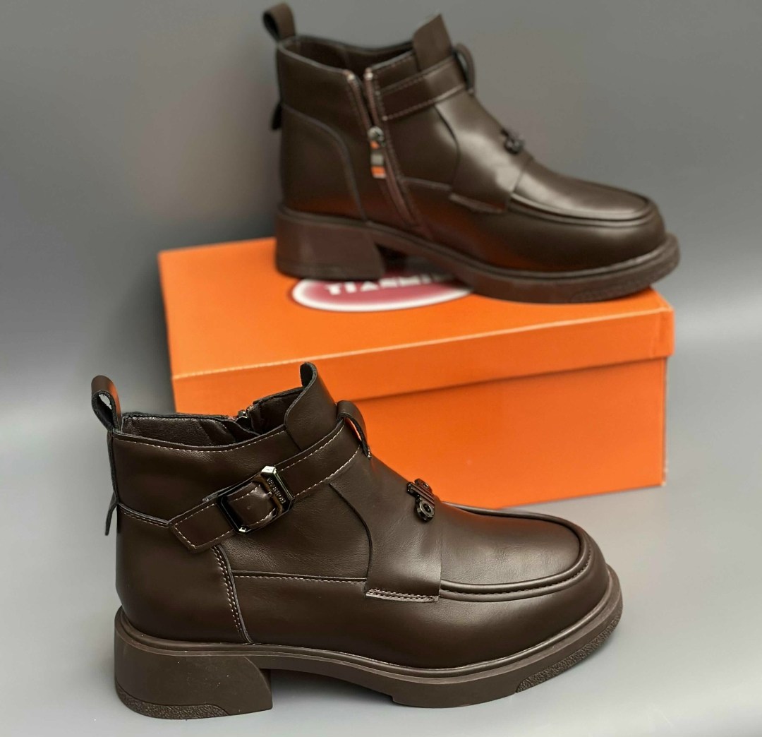 женские ботинки,,кожаные ботинки,модные ботинки, повседневные