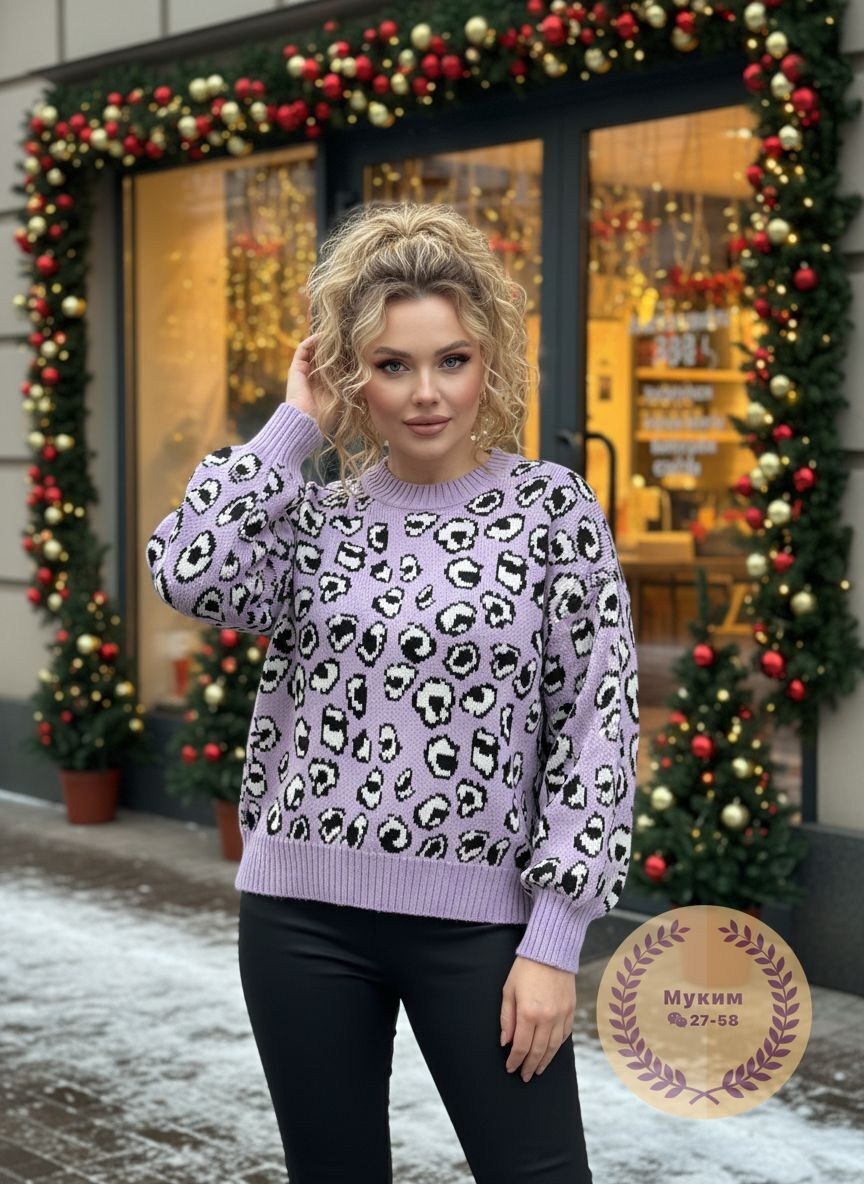 свитера женские,женский вязаный свитер с леопардовым принтом,модные свитера,вязаные свитера женские,кофта женская