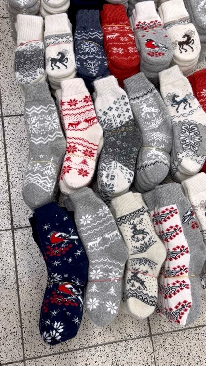женские шерстяные носки,шерстяные носки с оленями,теплые шерстяные носки,носки мужские вязаные,носки шерстяные с оленями komax