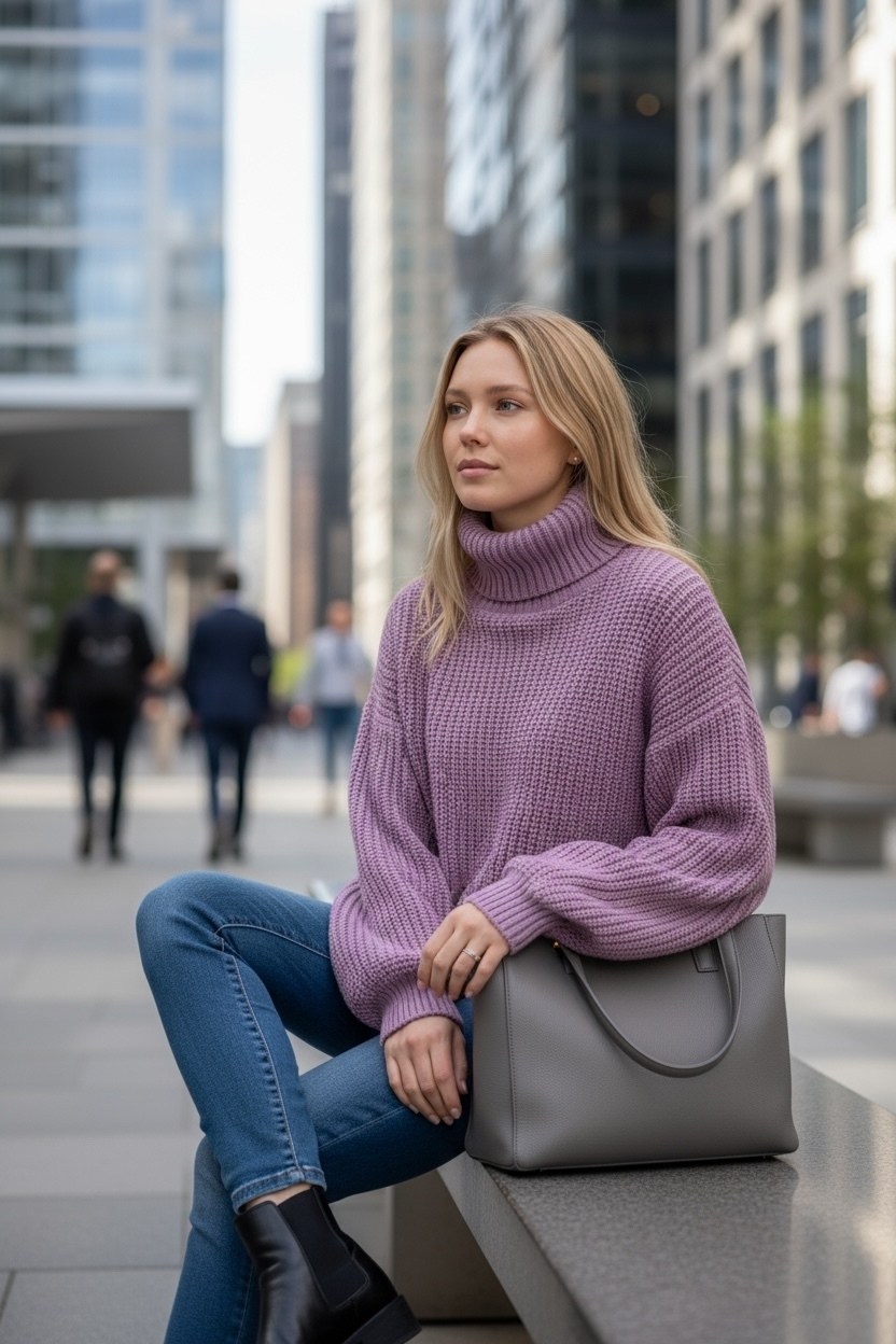 оверсайз свитер,cвитер вязаный оверсайз,свитер кофта оверсайз,свитер оверсайз с высоким воротником,свитер оверсайз с высоким горлом