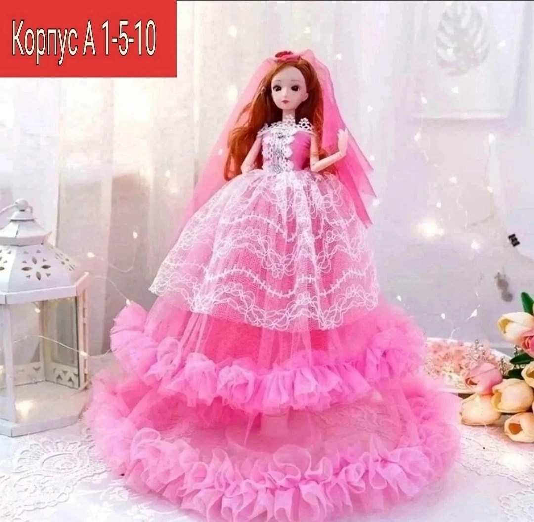 кукла в свадебном платье игроленд,кукла в красивом платье,платье из тюля для барби,кукла принцесса,кукла красивая