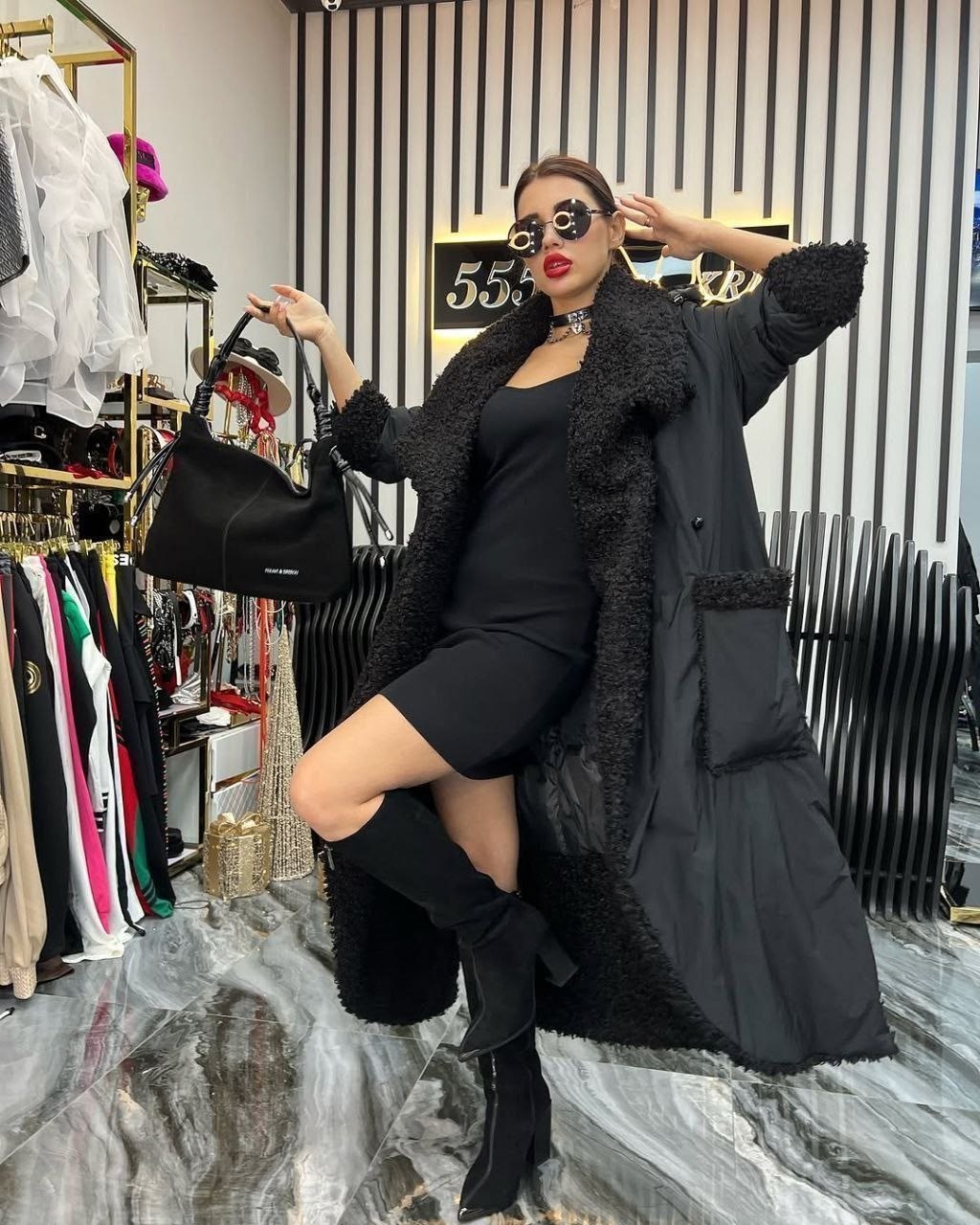 стильное пальто,модное пальто,комбинированное пальто,пальто на меху,пальто теплое