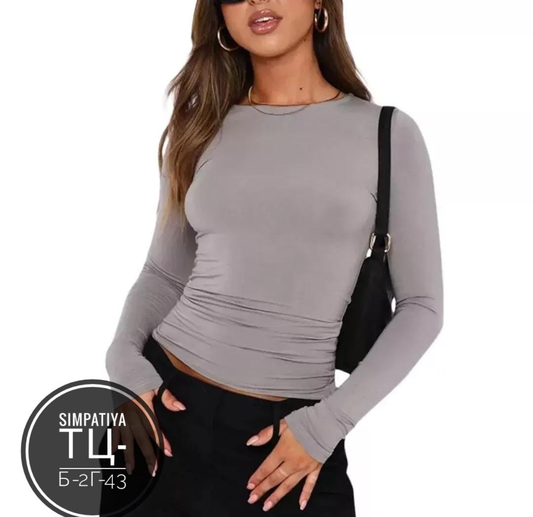 лонгслив женские,лонгслив женский облегающий модный с длинным,женские повседневные футболки с длинным рукавом,женский топ с длинными рукавами,лонгслив женский серый