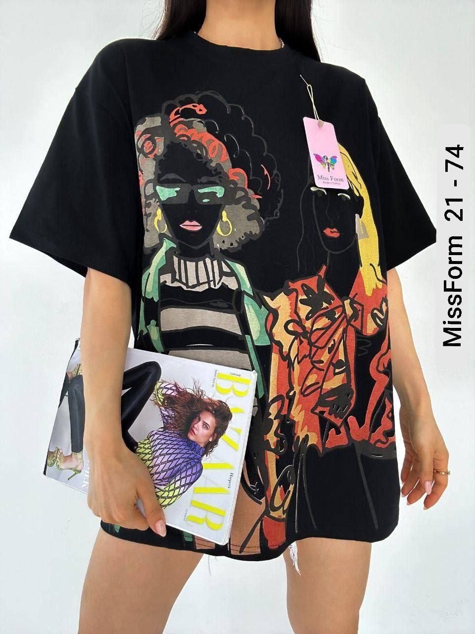 женская футболка, ,женская майка,футболка оверсайз,принты на футболки оверсайз