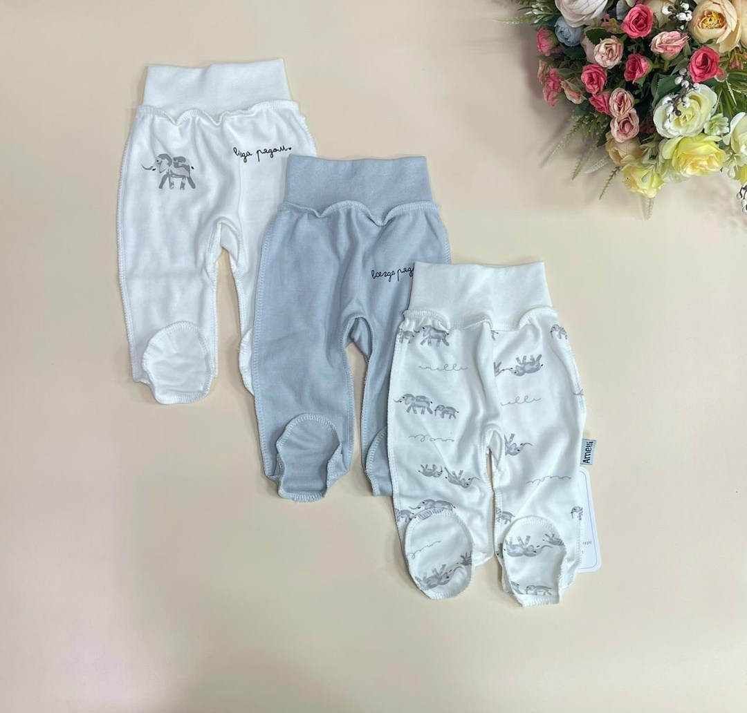 ползунки для новорожденного,ползунки амелли,штанишки ползунки,одежда для новорожденного,носки комплект