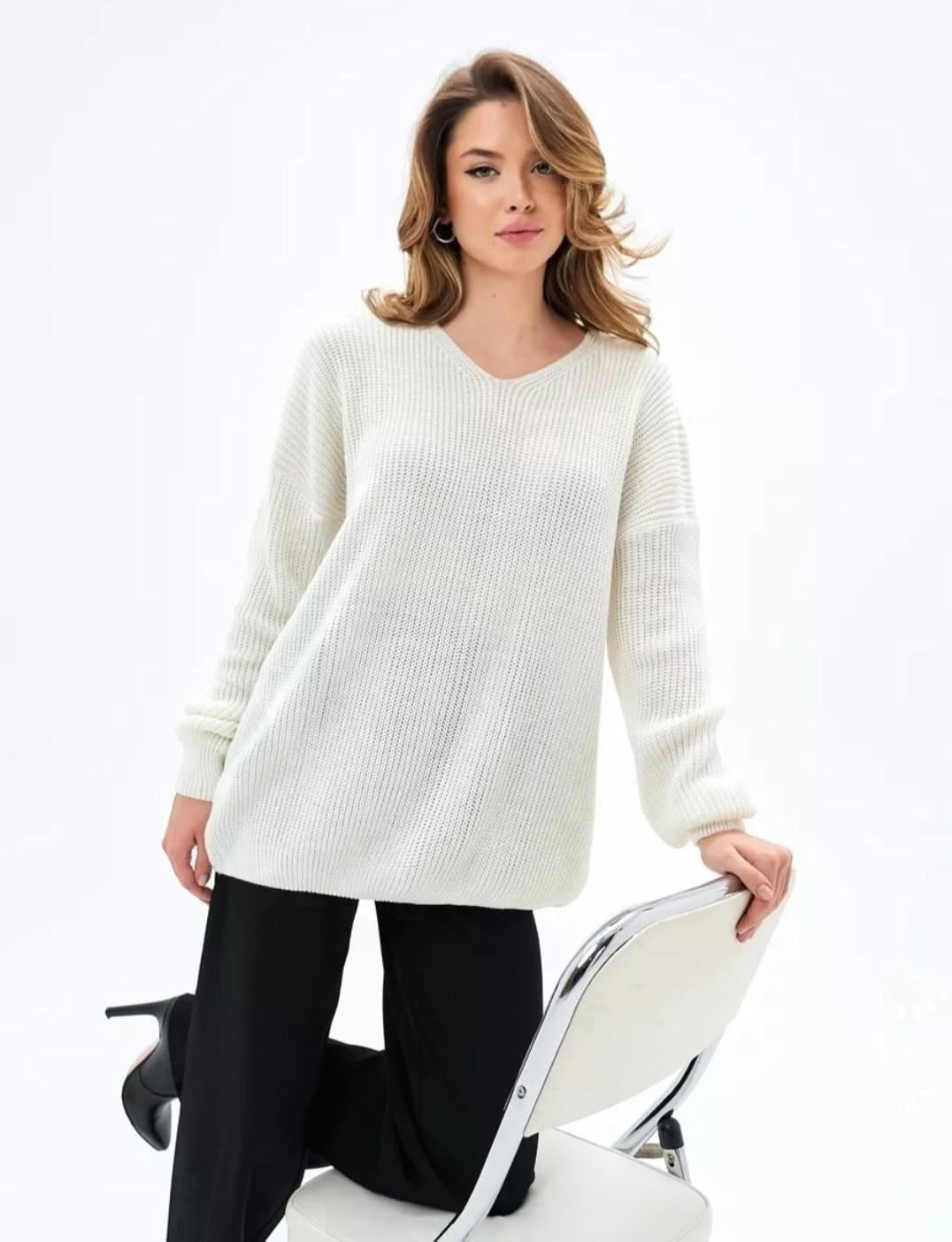 модный джемпер,джемпер оверсайз вязаный,женский вязаный джемпер оверсайз,кофта вязаная,свитеры модные