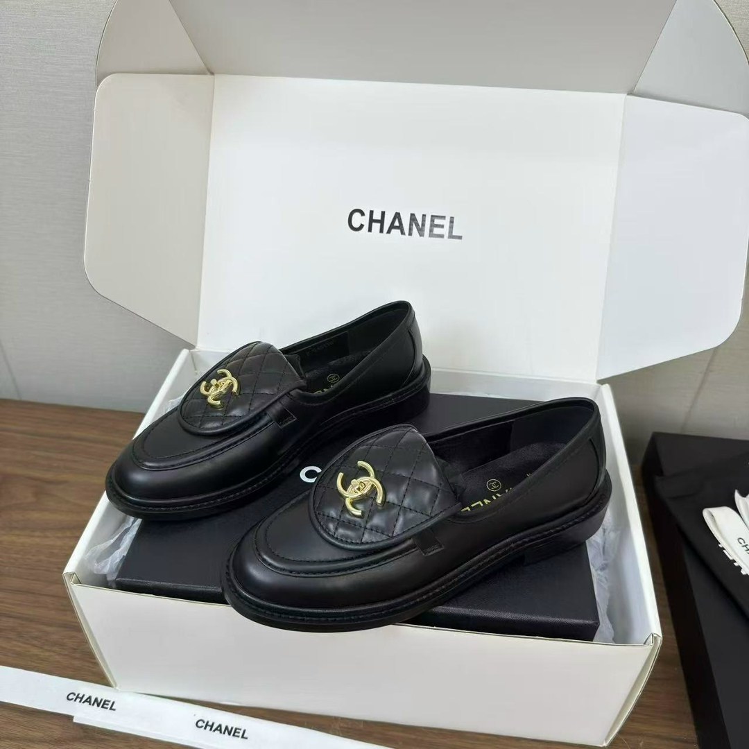 лоферы chanel,,туфли chanel,женские лоферы chanel,лоферы шанель