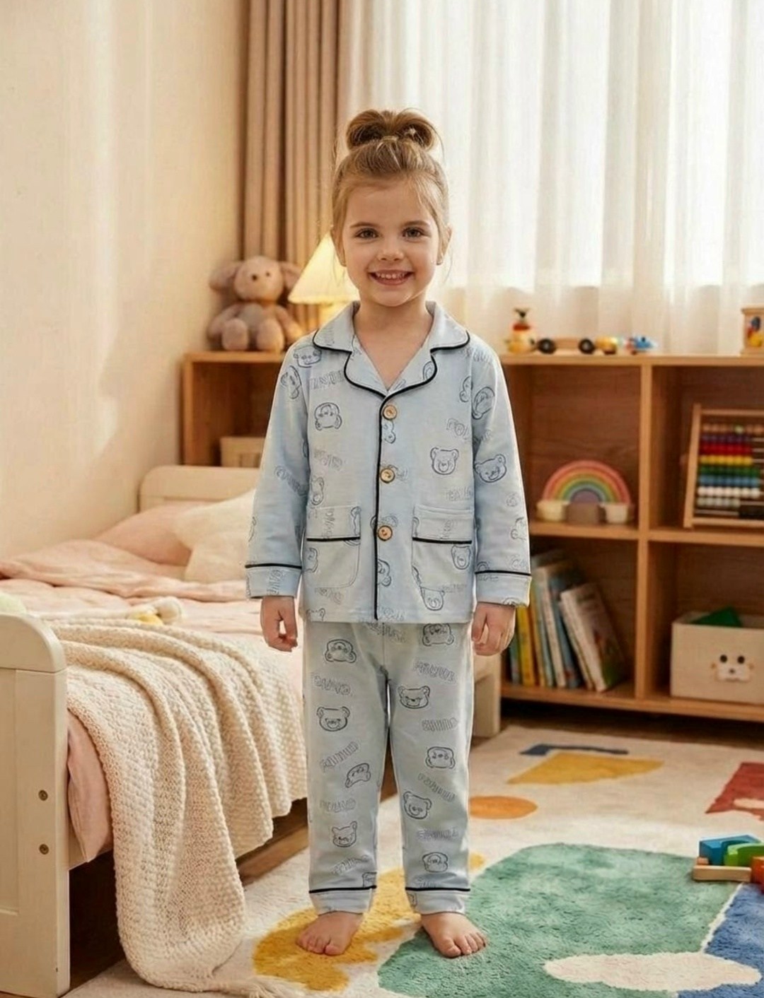 девочка в пижаме,пижамы детские,детская пижама,пижамы для малышей,детская пижама для мальчика и девочки