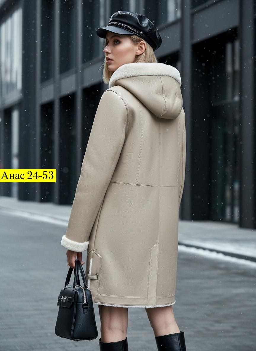 дубленка женская,дубленка бежевая,белая дубленка,зимняя дубленка,дубленка с капюшоном
