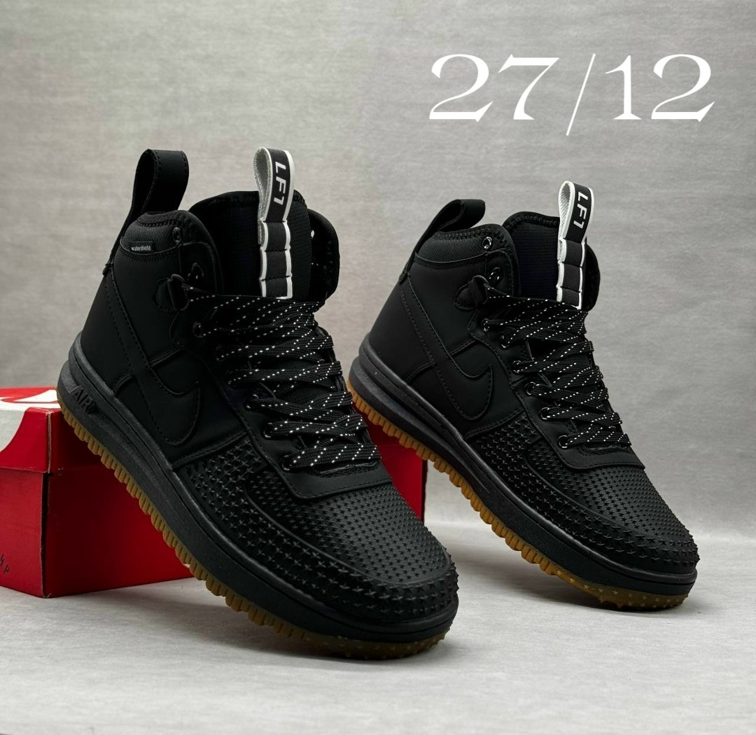 кроссовки nike lunar force 1 duckboot,nike lunar force 1 duckboot,nike lunar force 1 duckboot black gum,nike lunar force 1 duckboot черные,кроссовки nike lunar force 1