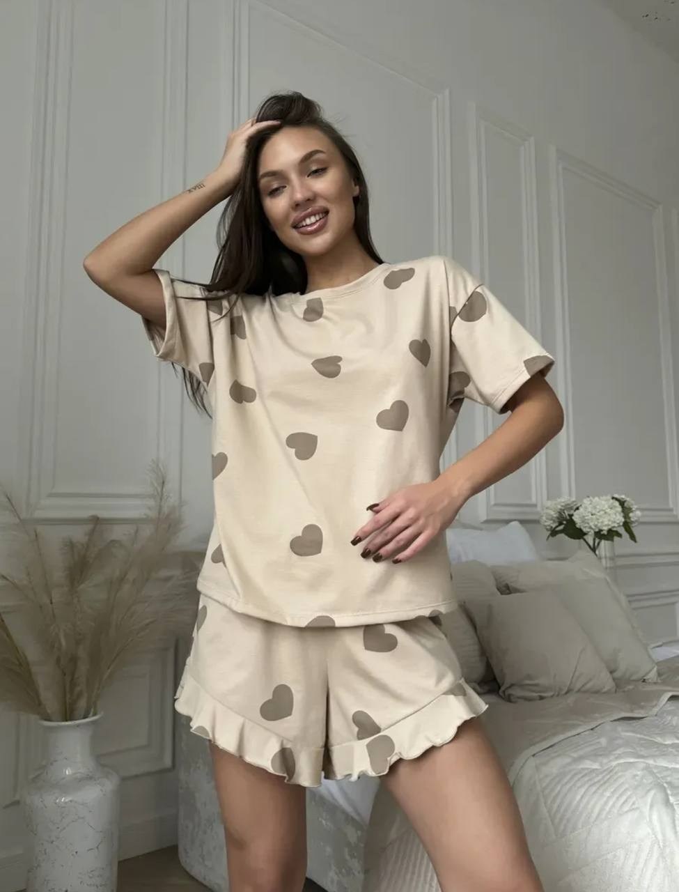 домашняя одежда пижама,пижамы женски,комплект пижама,пижама с шортами и футболкой,пижаме