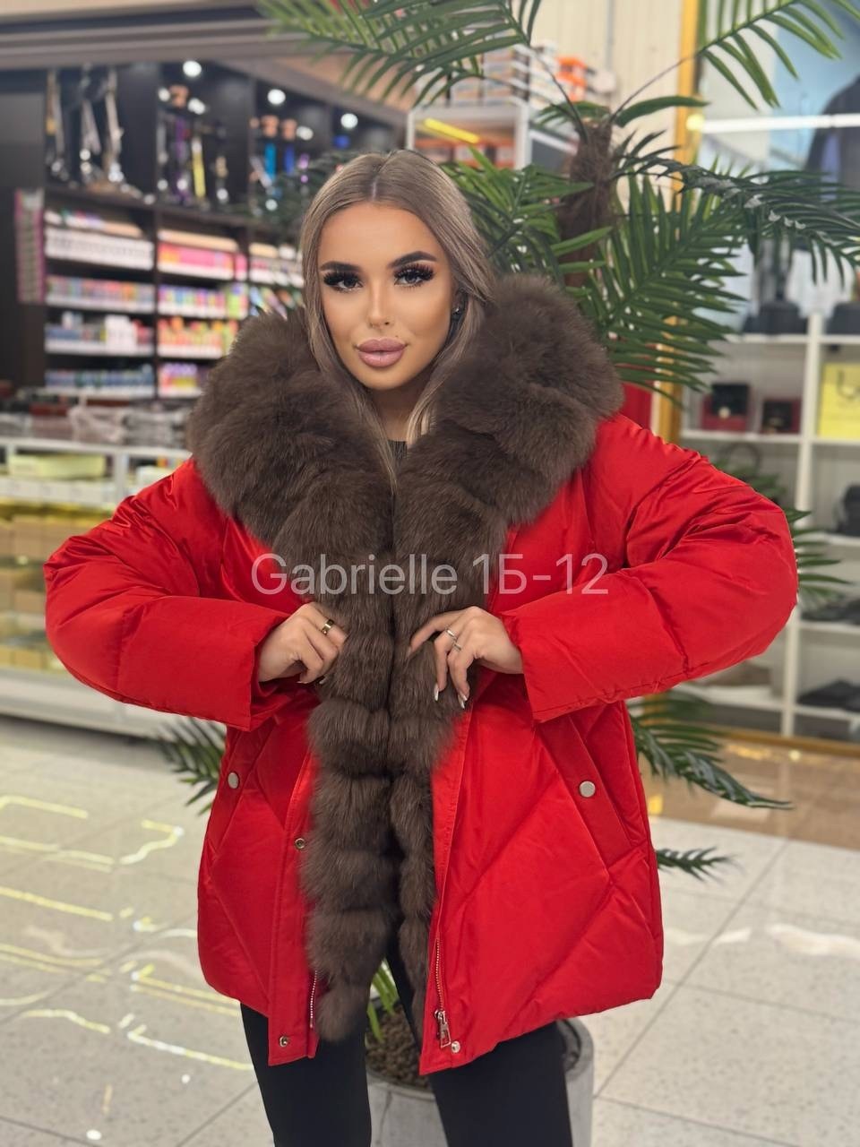 красная парка с мехом,женская парка с мехом,парка с мехом,парка женская с натуральным мехом,парка с натуральным мехом