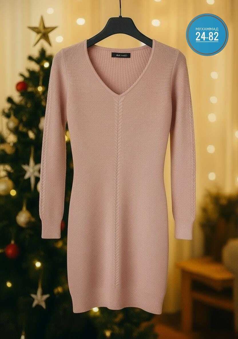 вязаное платье свитер,платье вязаное женское,платье женская,трикотажное платье,платье свитер