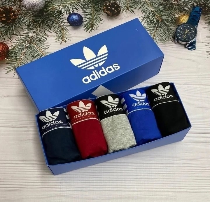 набор трусов адидас мужских,набор трусов adidas,трусы, комплект трусов боксеры ecotime adidas,трусы adidas,мужские трусы адидас 5 шт