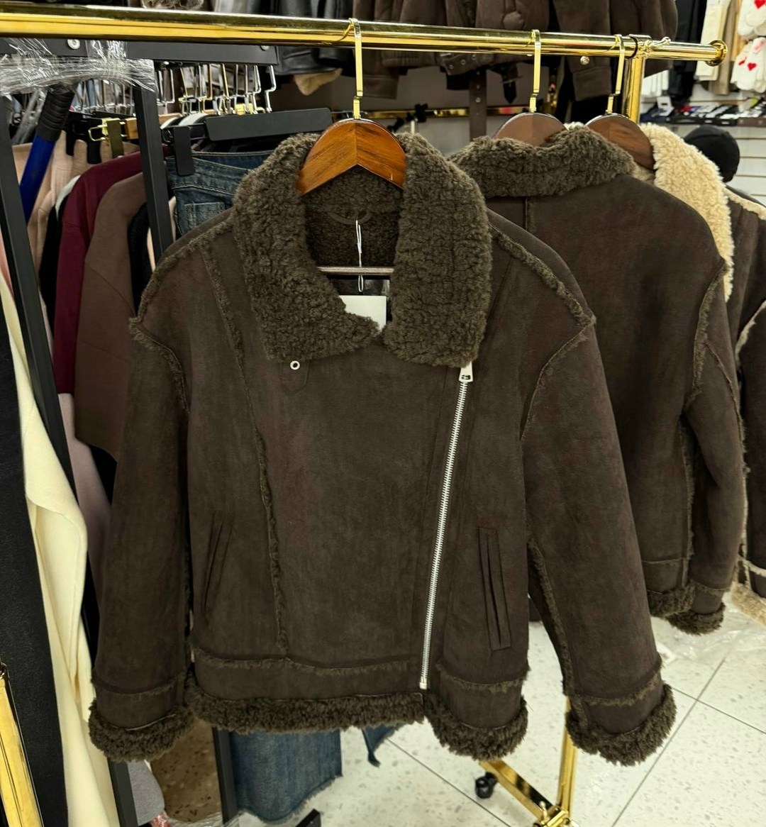 дубленка авиатор,зимние женские куртки из искусственной кожи,куртка дубленка,женская дубленка,замшевая куртка