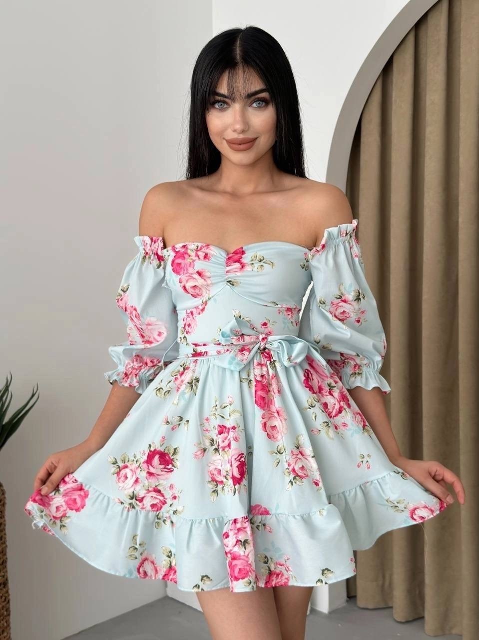 платье летнее,платье,голубое платье,нежное платье,mini elbise