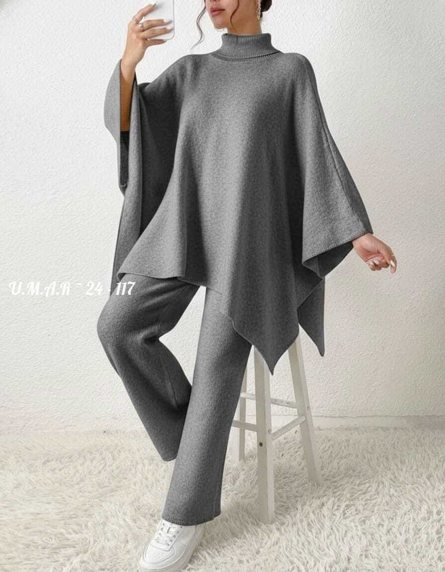 модные костюмы,вязаная накидка,трикотажные костюмы,вязаные костюмы,женский трикотажный костюм