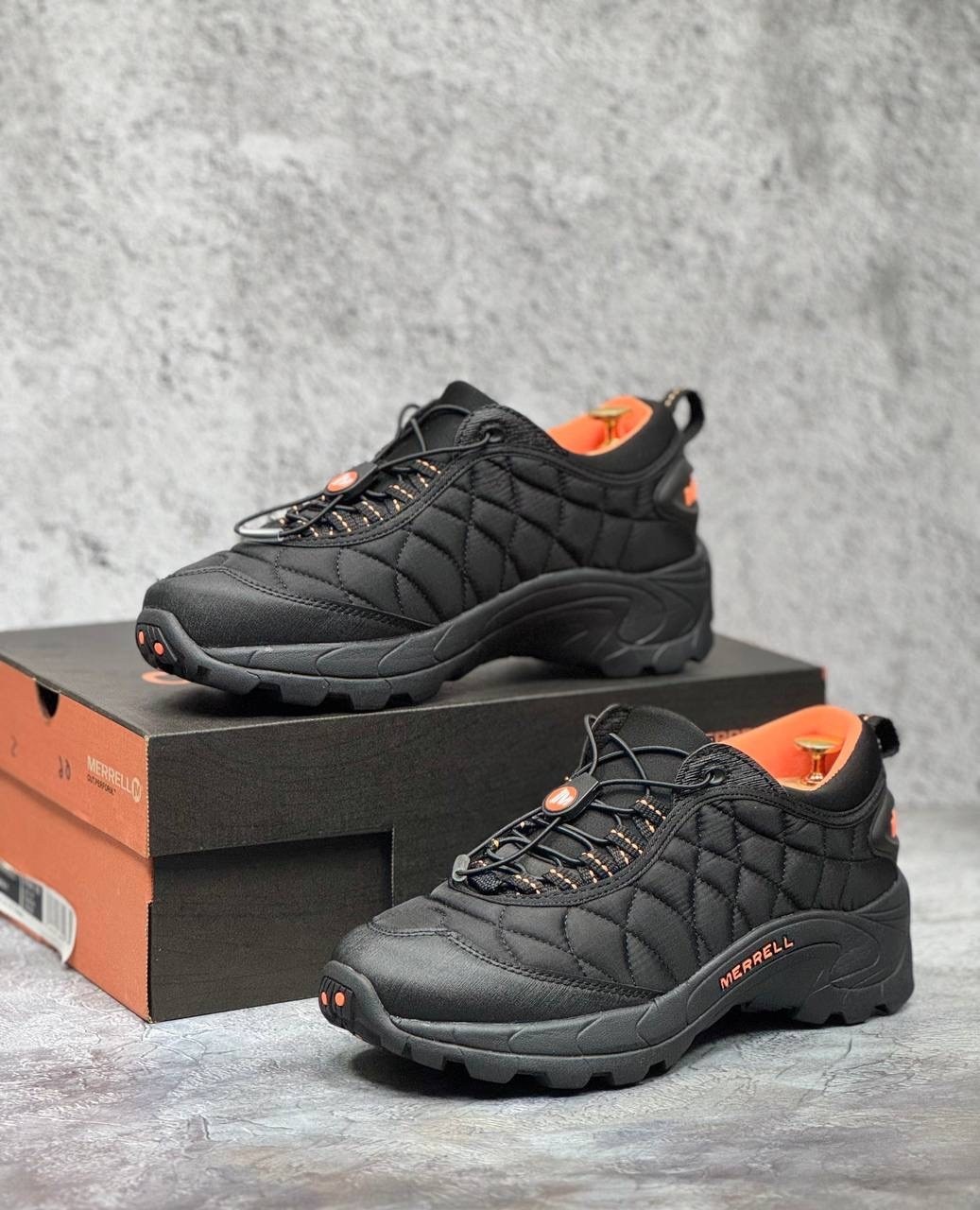 мужские кроссовки merrell,зимние кроссовки merrell,merrell ice cap moc 2 black/orange,кроссовки мужские на зиму мерелл,merrell ice cap moc 2