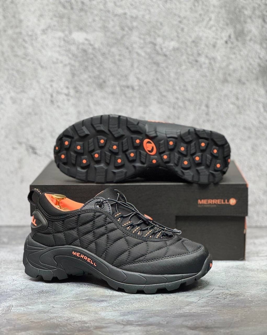 мужские кроссовки merrell,зимние кроссовки merrell,merrell ice cap moc 2 black/orange,кроссовки мужские на зиму мерелл,merrell ice cap moc 2
